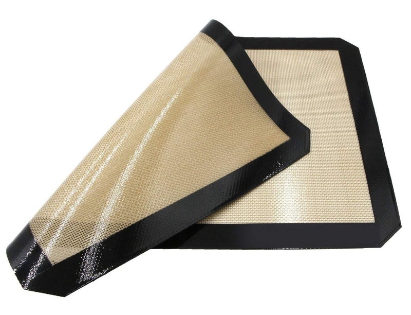 BOGZON Premium Non Stick Silicone Baking Mats Quarter Sheet Toaster Oven Liner Small,Set Of 2 Mats (Size 8.5" - 11.5") - Image 3